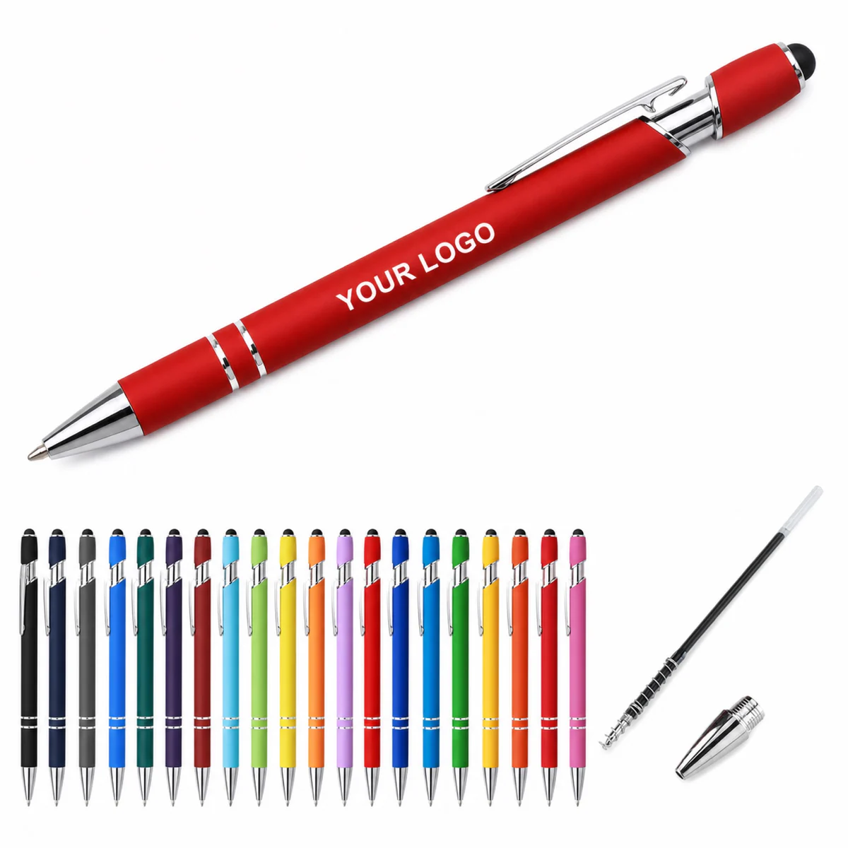 2 In 1 Capacitive Stylus Pen With Black Ink