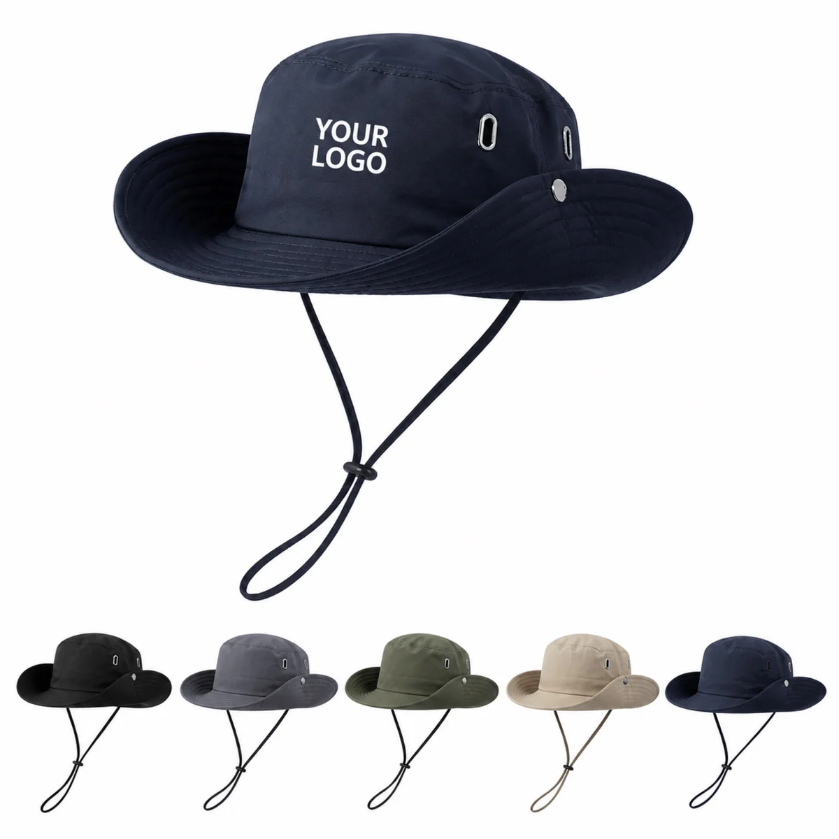 Full Color Adjustable Polyester Boonie Hat Rush Service