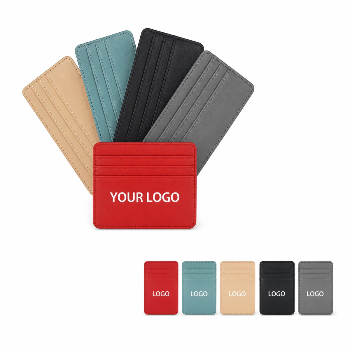 Slim PU Leather Wallet With Multi Card Slot