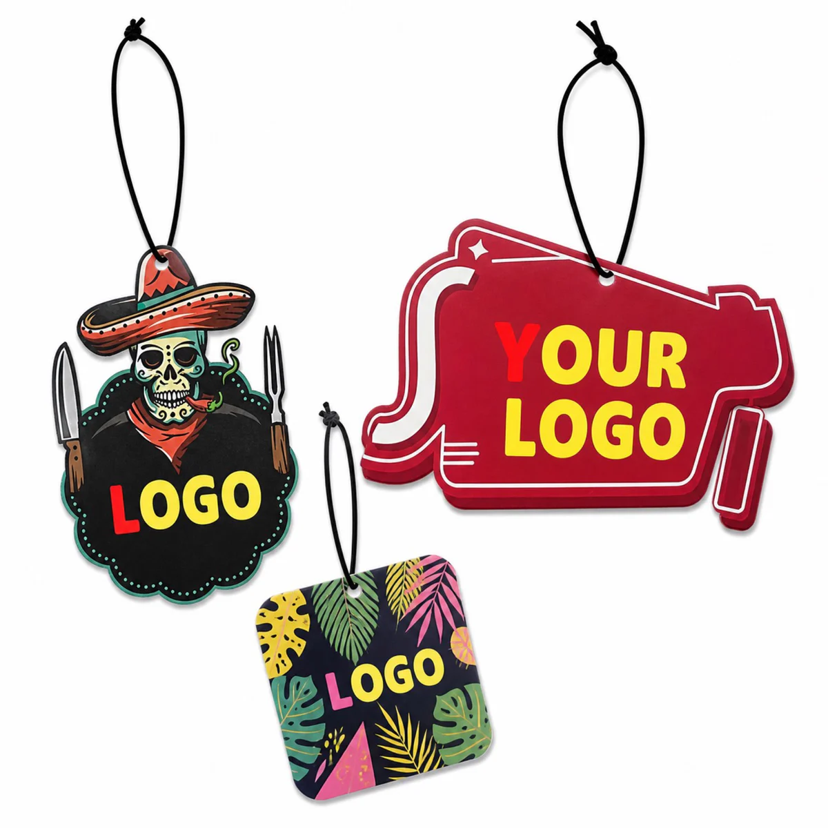Custom Shape Air Freshener With 770 Scents