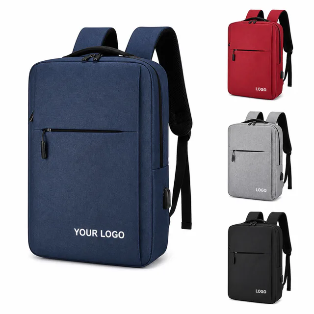 Custom Oxford Laptop Backpack With USB Port