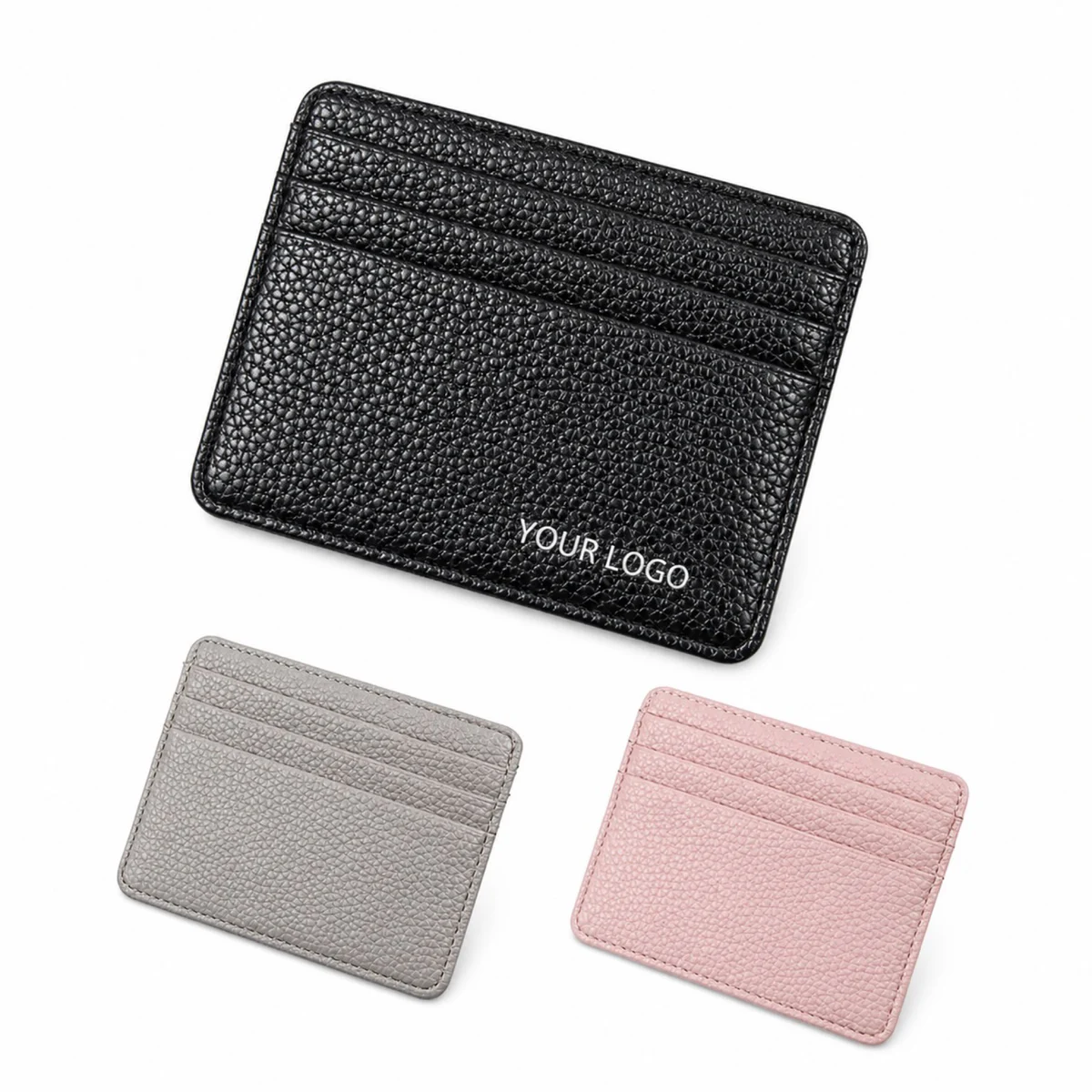 Slim Leather Credit Card Holder Wallet