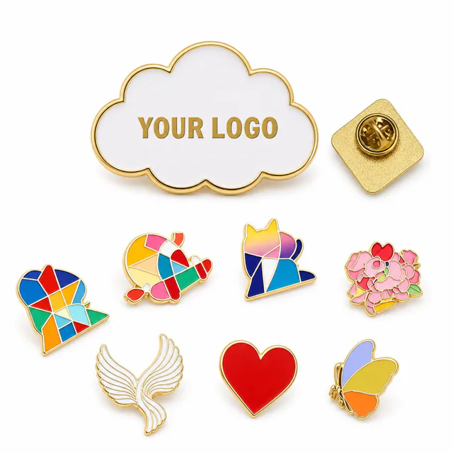 Custom Soft Enamel Metal Lapel Pin For Promotional Events