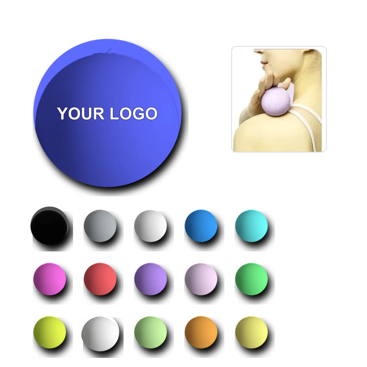 Custom Silicone Lacrosse Massage Ball
