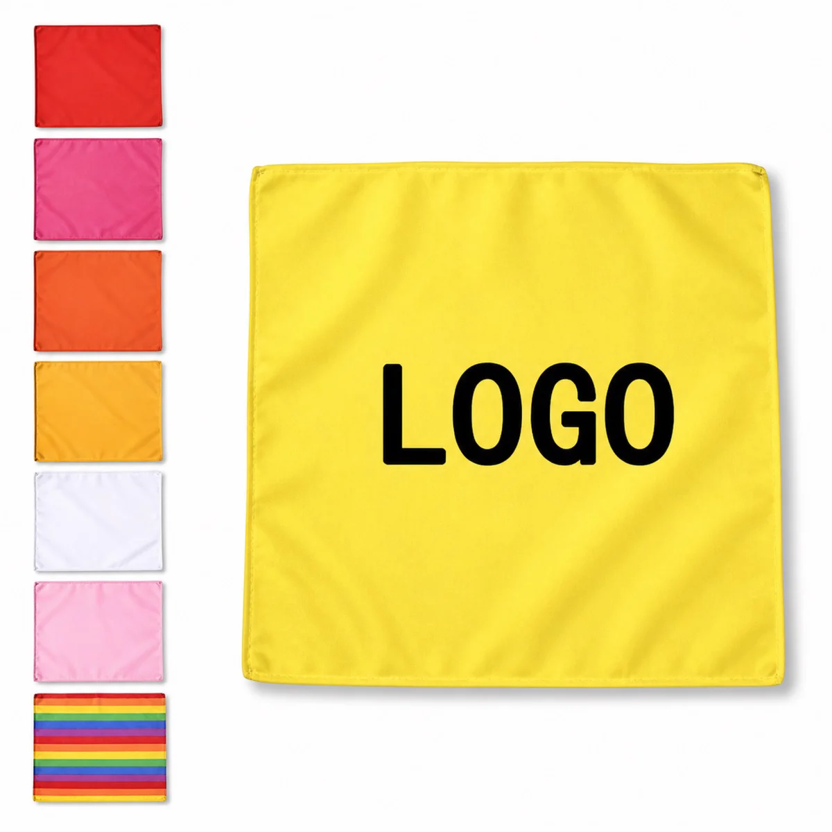 Custom Polyester Square Scarf For Sports And Travel