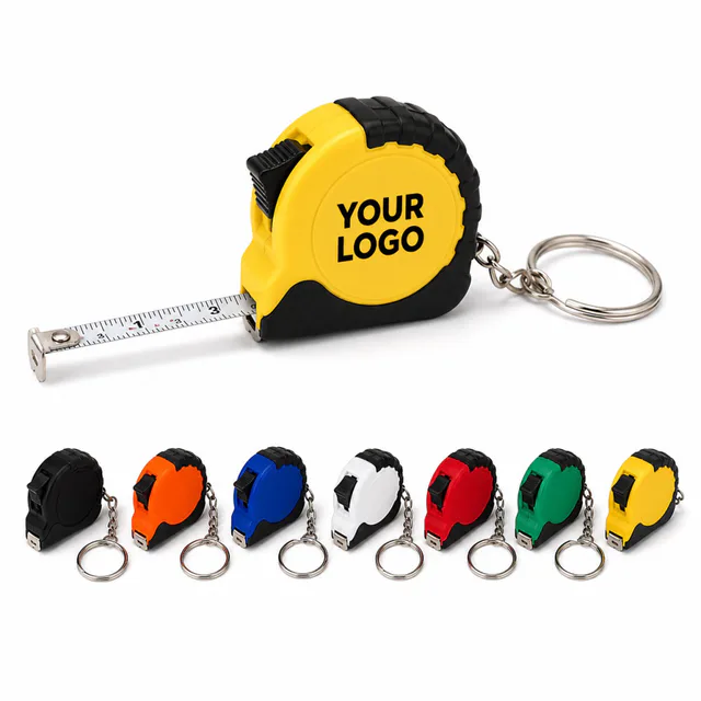 Portable ABS Plastic Tape Measure Keychain