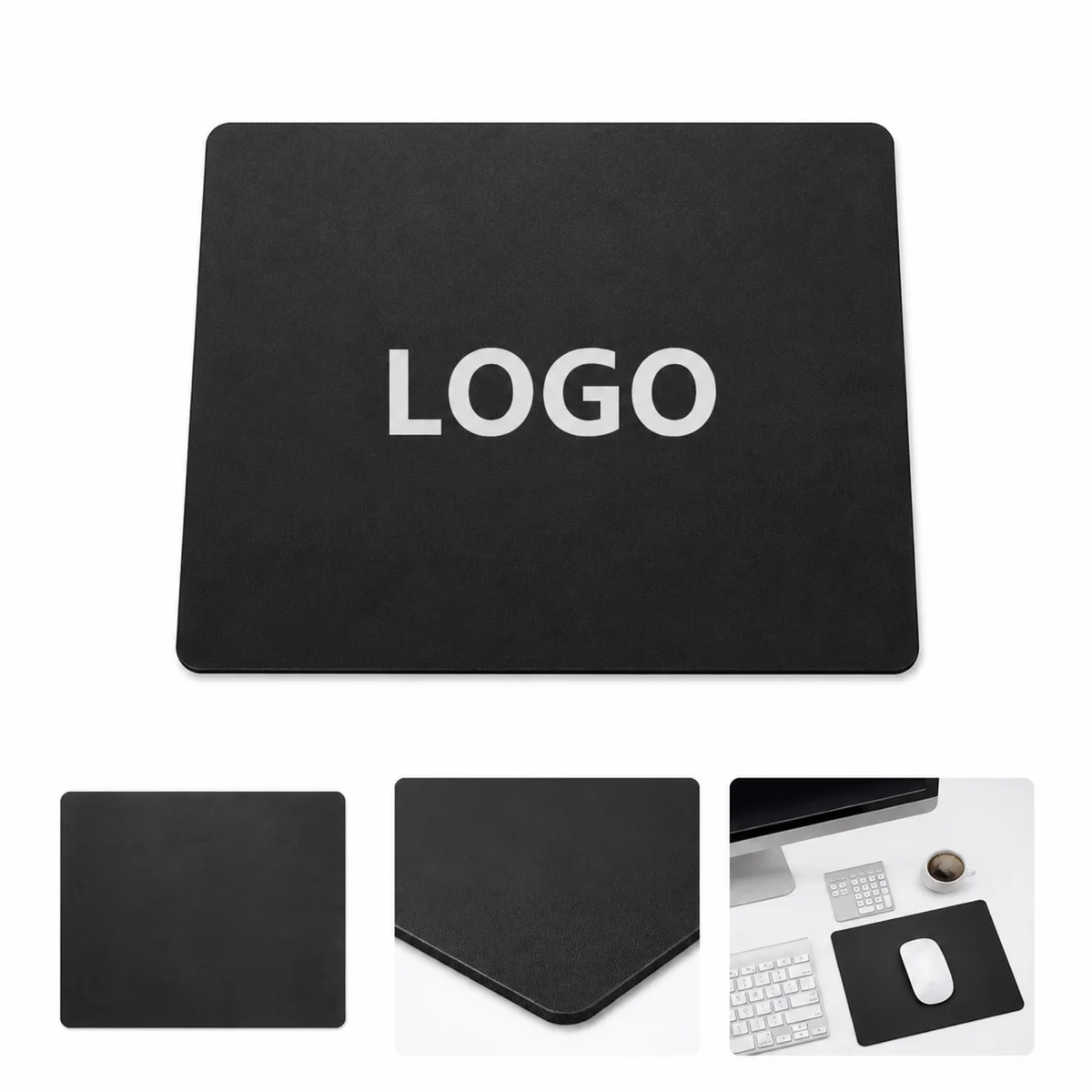 Washable Non-Slip Square Rubber Mouse Pad MOQ 100