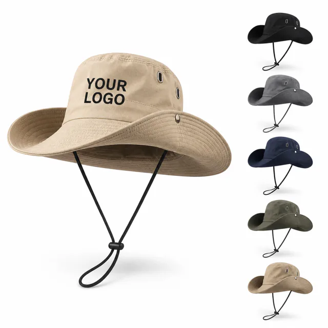 Wide Brim Sun Hat UPF 50+ Polyester Mesh