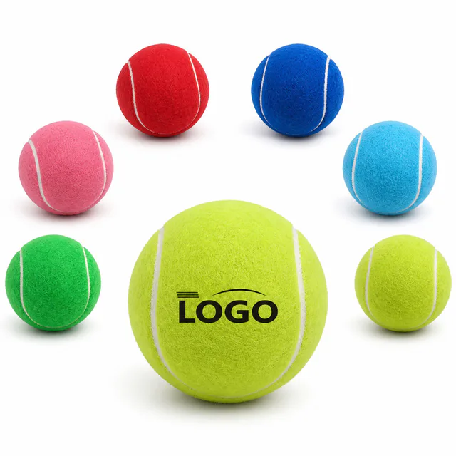 Custom Rubber Pet Tennis Ball For Promotional Fetch Play