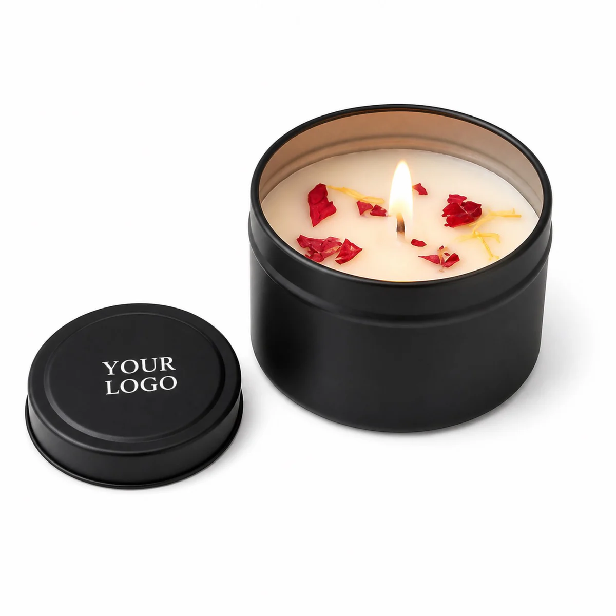 Custom Aromatherapy Candle With Lid Holder