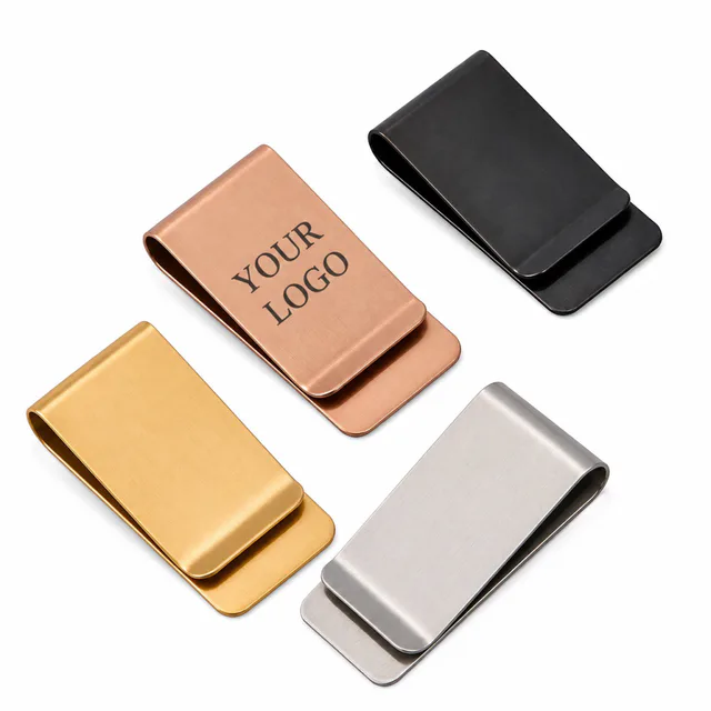 Stainless Steel Money Clip For Promotional Customization