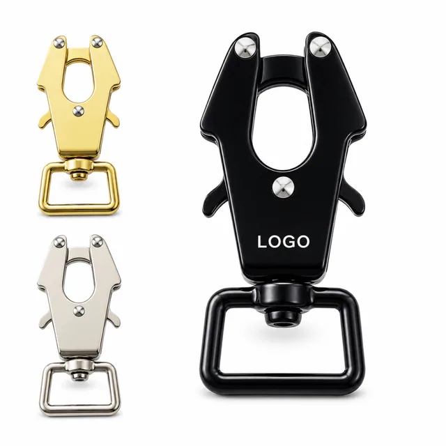 Zinc Alloy Frog Buckle For Pet Leashes And Bags