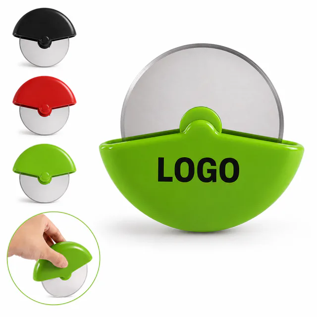 Stainless Steel Roller Pizza Cutter For Promotional Gifts