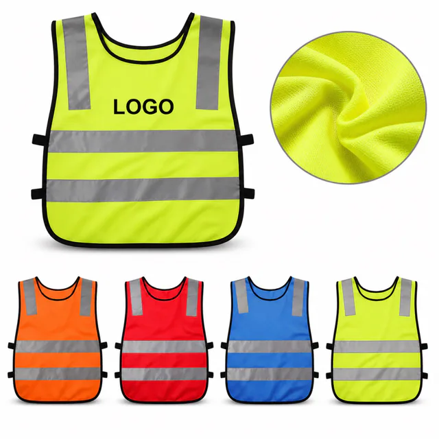 Kids Reflective Safety Vest For Night Visibility