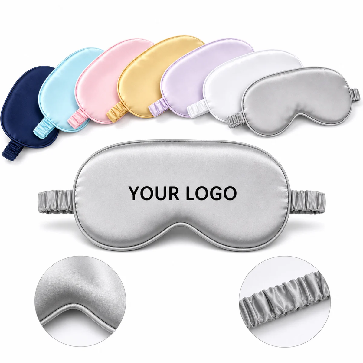 Double-Sided Silk Eye Mask Blackout