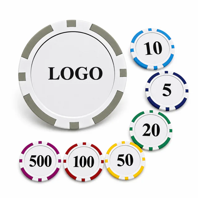 Blackjack Striped Dice Poker Chips Casino Gameplay
