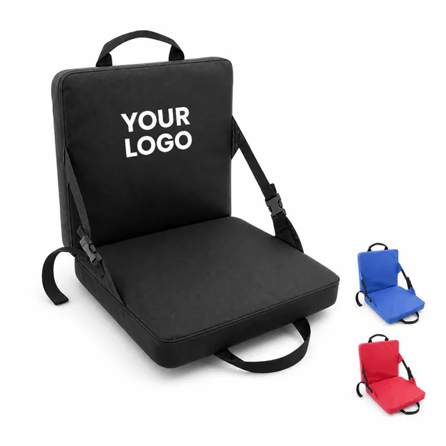Portable Folding Stadium Seat With Pocket For Camping Travel