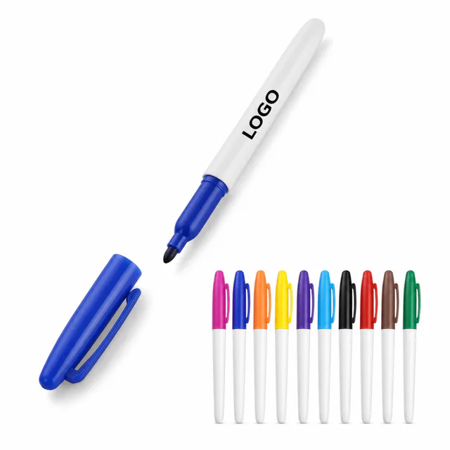 Custom Fine Point Permanent Markers For Promotional Gifts