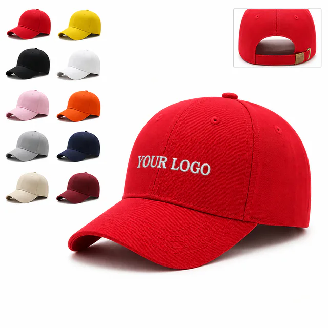 Custom Pure Cotton Six Panel Baseball Cap