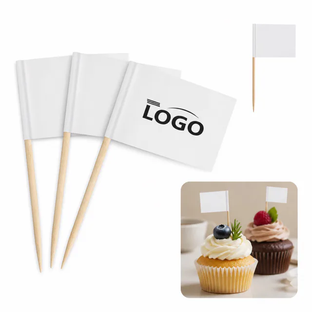 Customizable Portable Paper Toothpick Flag