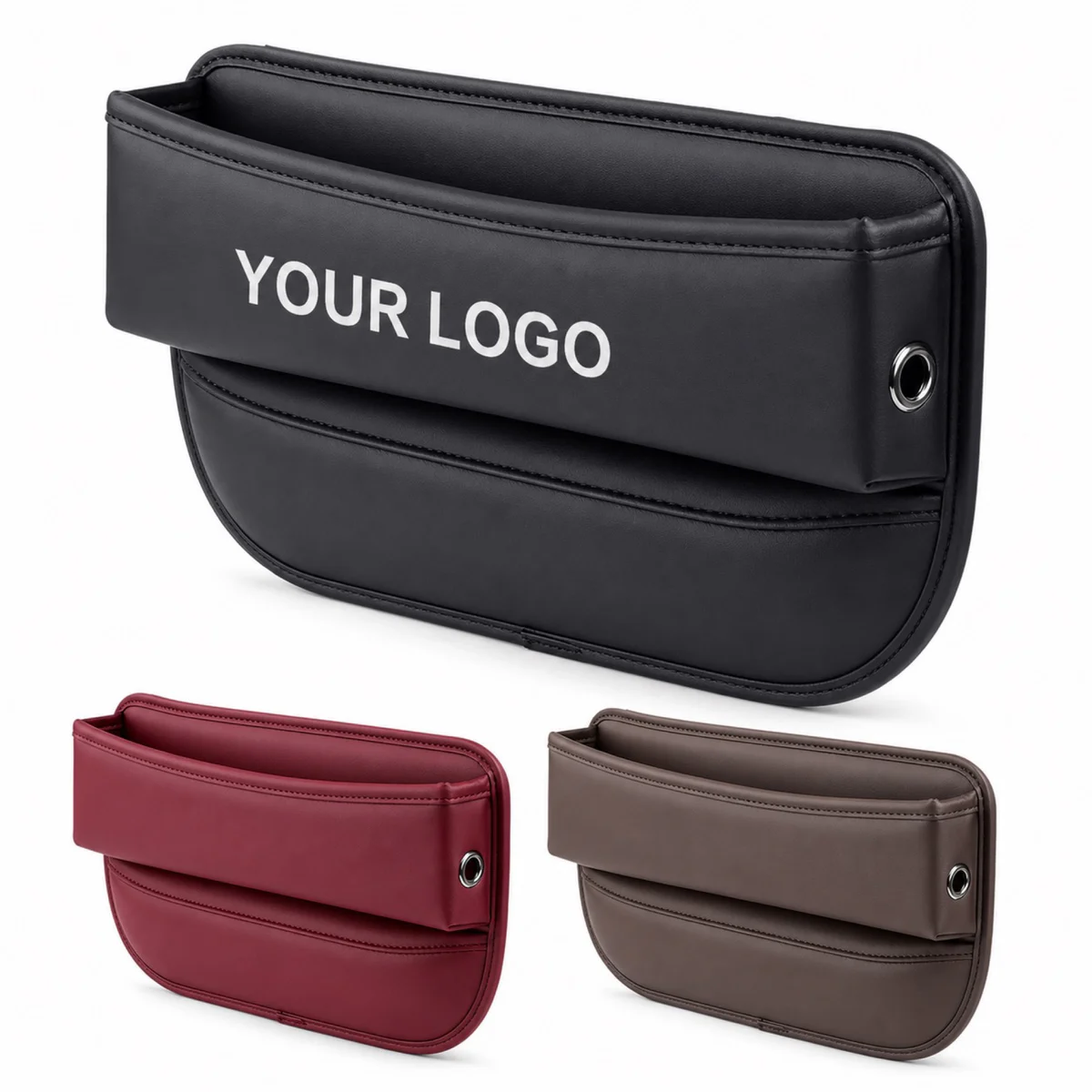 PU Leather Car Seat Gap Storage Organizer