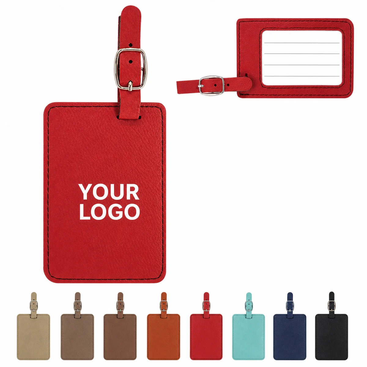 Custom Leatherette Luggage Tags For Corporate Travel