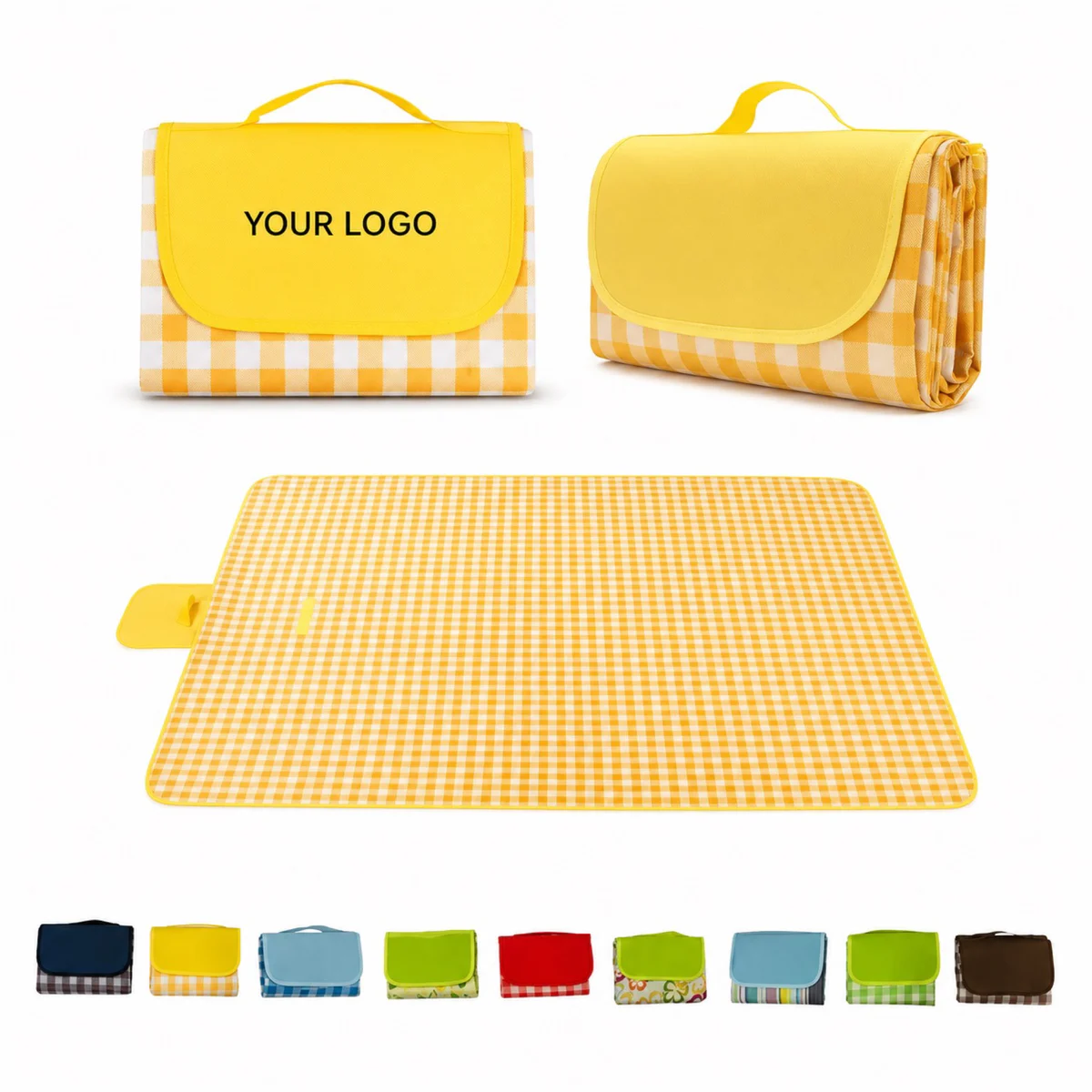 59x79 Inch Waterproof Oxford Picnic Blanket