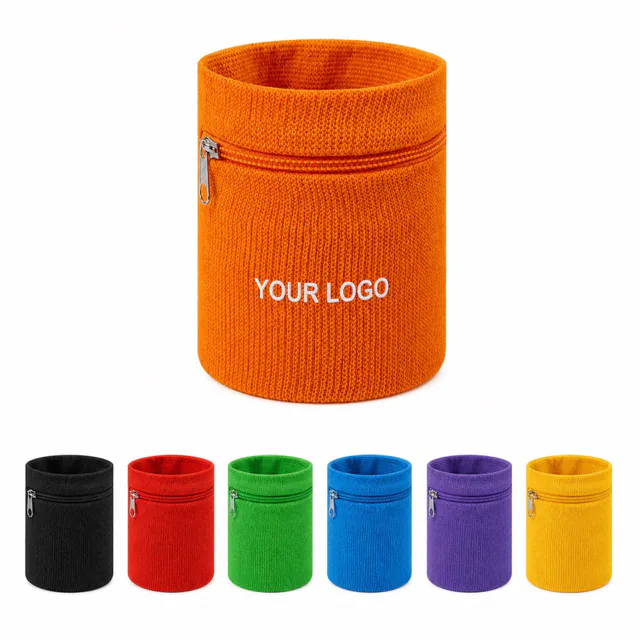 Zipper Wrist Wallet Polyester Sports Running Pouch